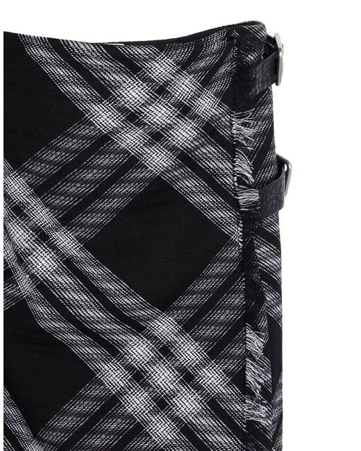 Burberry Black Plaid Dress