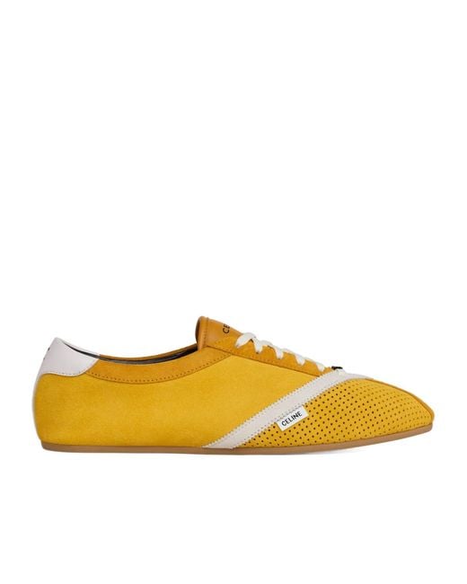 Céline Yellow The Flat Sneaker
