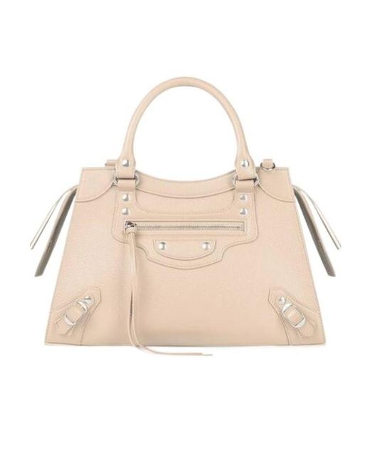 Balenciaga Natural Neo Classic Small Handbag