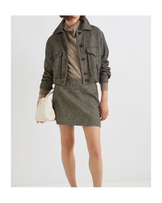 Marella Green Tweed Jacket