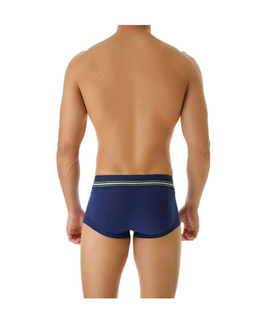 Emporio Armani Blue Logo Waist Boxers for men
