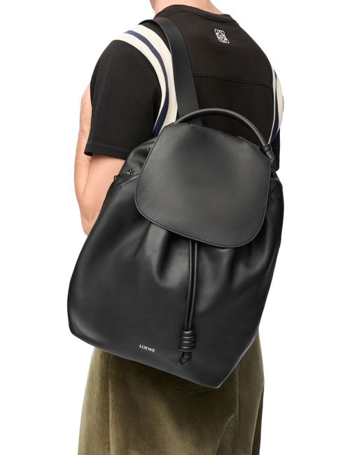 Loewe Black Flamenco Backpack for men