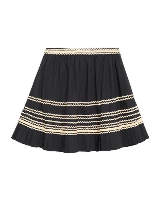 Ulla Johnson Black Adaleigh Mini Skirt