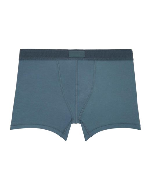 Skims Blue Logo Detail Boxer Briefs Three-Pack for men