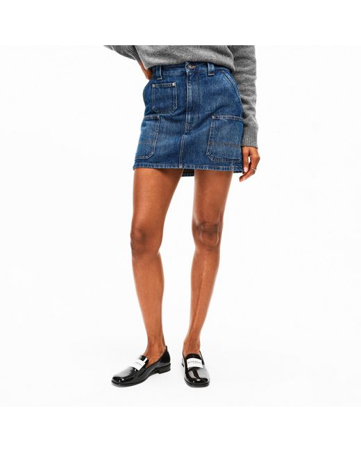 Givenchy Blue Denim Mini Skirt