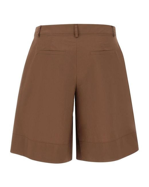 Kaos Brown Belt-Loop Shorts