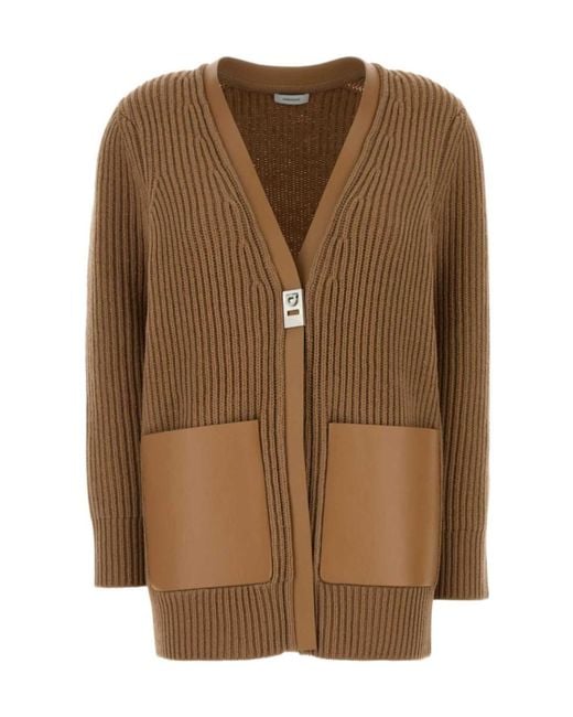Ferragamo Brown Cardigans