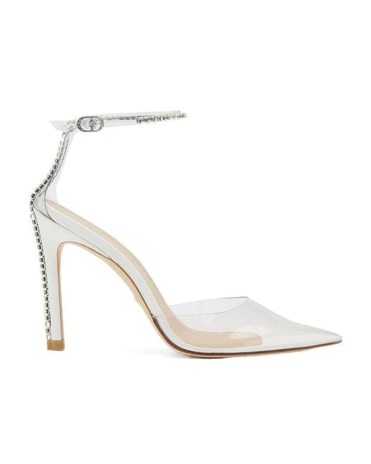 Stuart Weitzman White Stuart Glam 115Mm Pumps