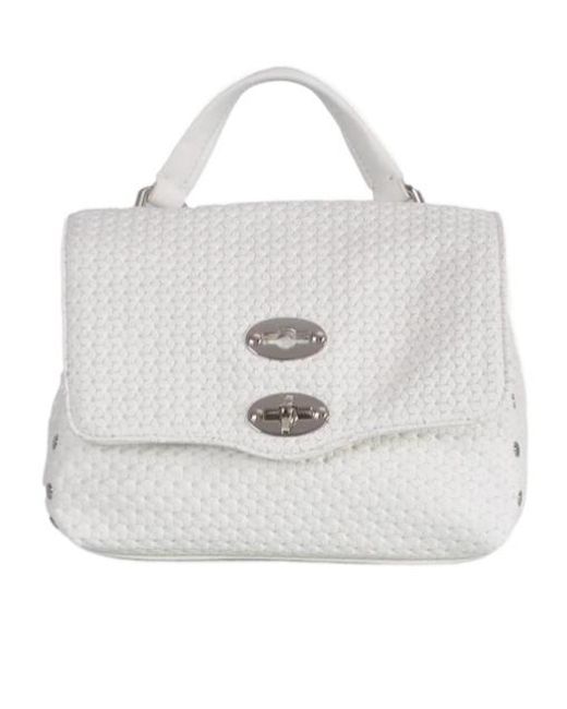Zanellato Gray Logo Handbag