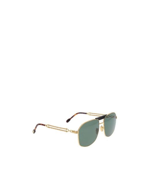 Fred Green Logo Sunglasses for men