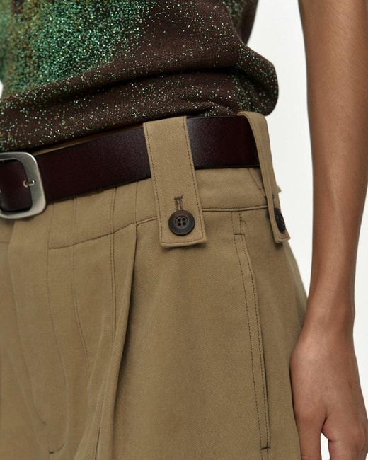 ANDERSSON BELL Green Patchwork Cargo Pants