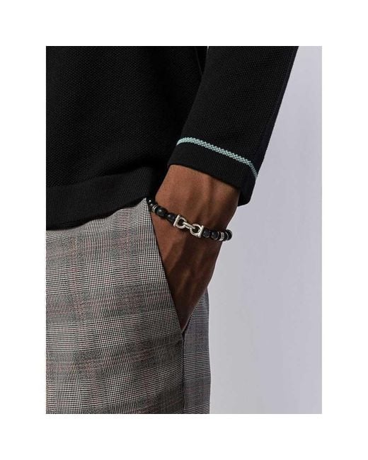 Ferragamo Black Bracelet for men