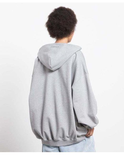 Vetements Gray Long-Sleeved Sweater