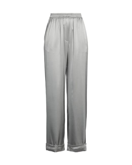 Dolce & Gabbana Gray Minimalist-Colored Trousers