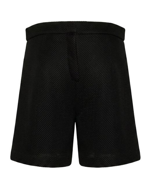 Max Mara Black Solid Color Shorts