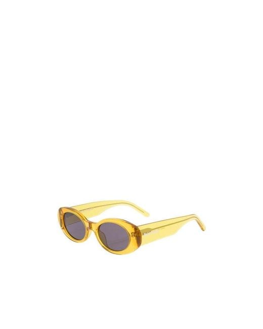 Palm Angels Metallic Cat-Eye Frame Sunglasses for men