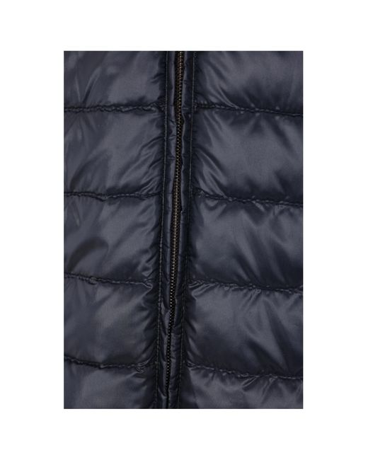 Herno Blue Nylon Reversible Down Jacket for men