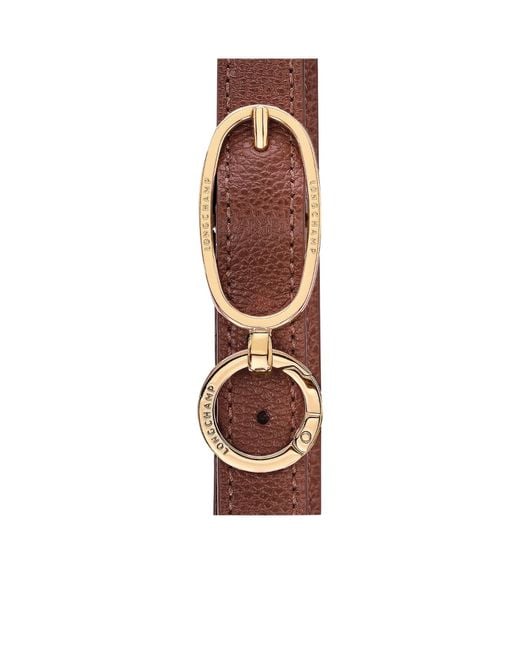 Longchamp Red Small Le Foulonné Grained-Leather Crossbody Bag
