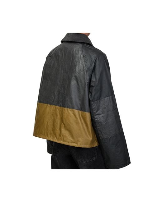 Barbour Black Liza Waxed Jacket