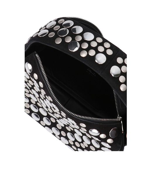 Khaite Black All Over Studs Embellished Bags