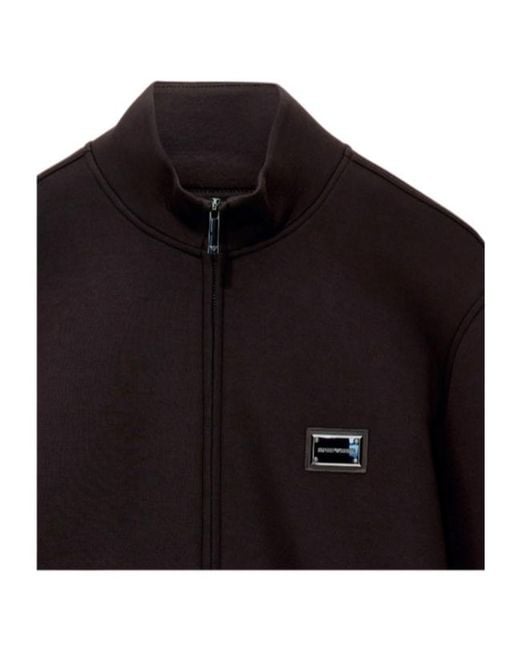 Emporio Armani Blue Full-Zip Sweatshirt for men