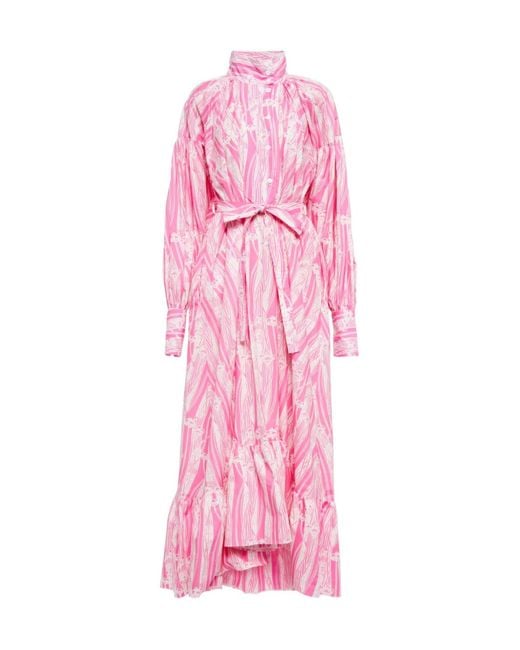 Patou Pink Printed Maxi Dress