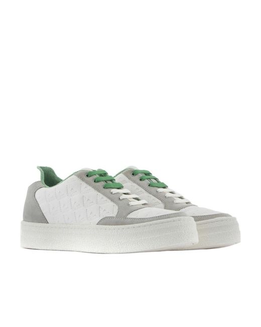 Emporio Armani Multicolor Lace-Up Low-Top Sneakers for men