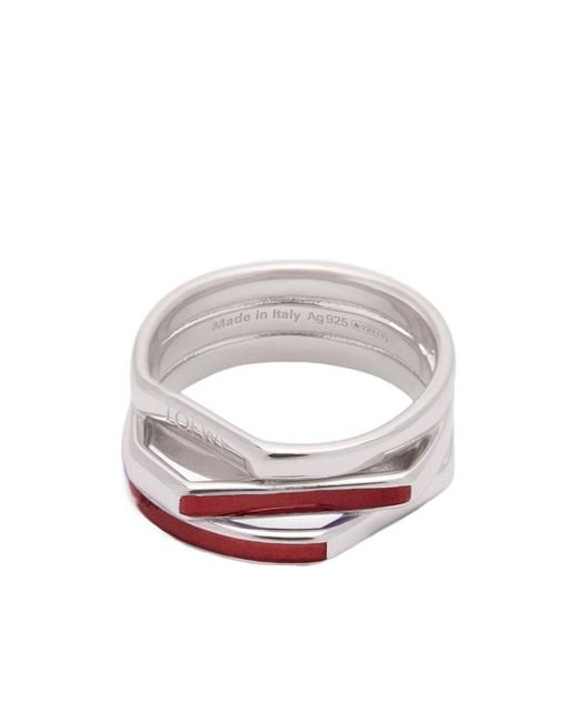 Loewe White Stacked Ring