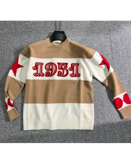 Max Mara Red Long-Sleeved Sweater
