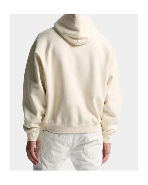 DSquared² White Bad Boys Club Cropped Hoodie for men