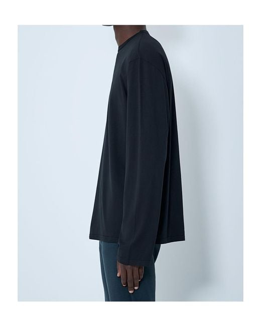 Rier Blue Crew Neck T-Shirt for men