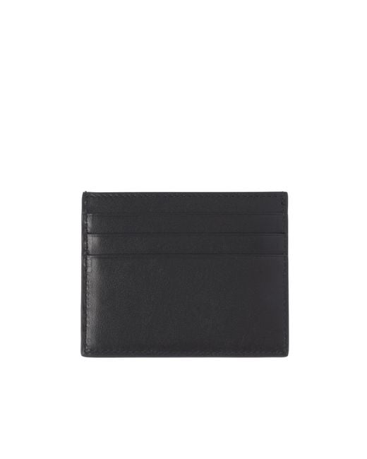Prada Black Leather Card Holder