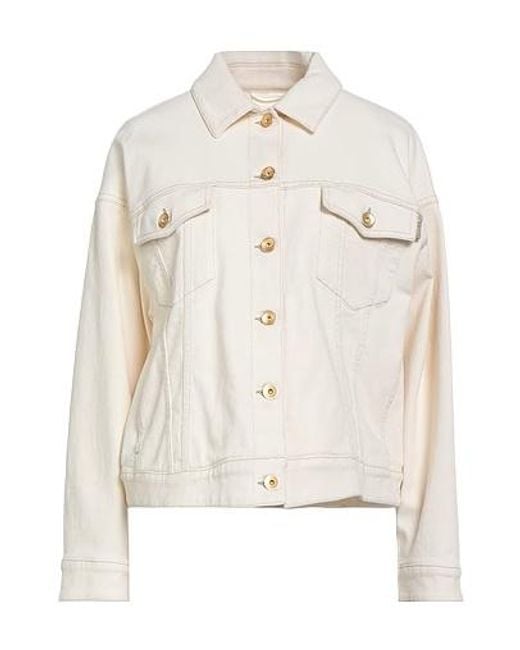 Brunello Cucinelli White Denim Outerwear