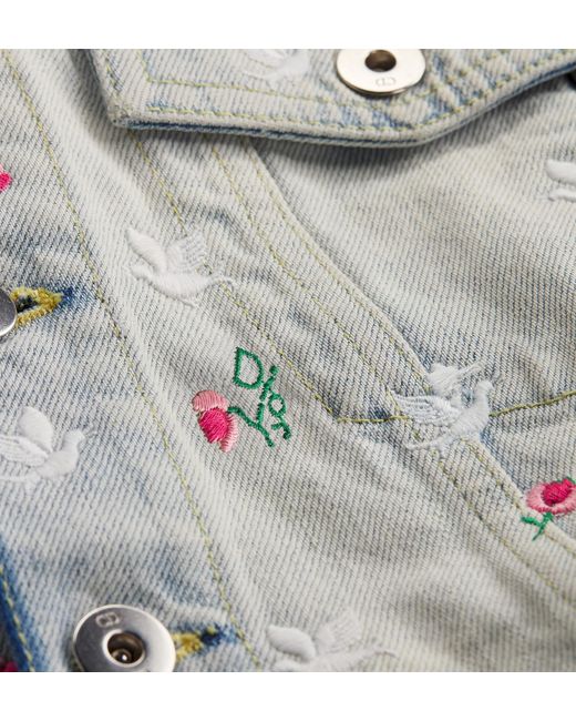 Dior White Amour Embroidered Jacket