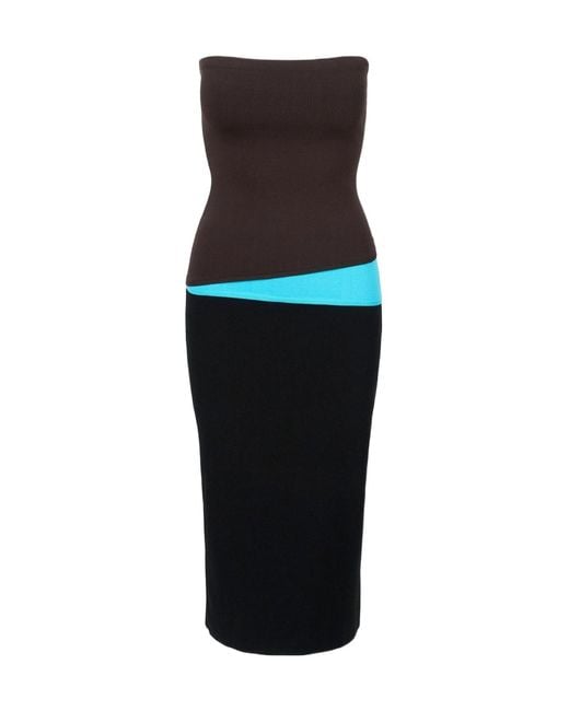 Staud Black La Serena Dress