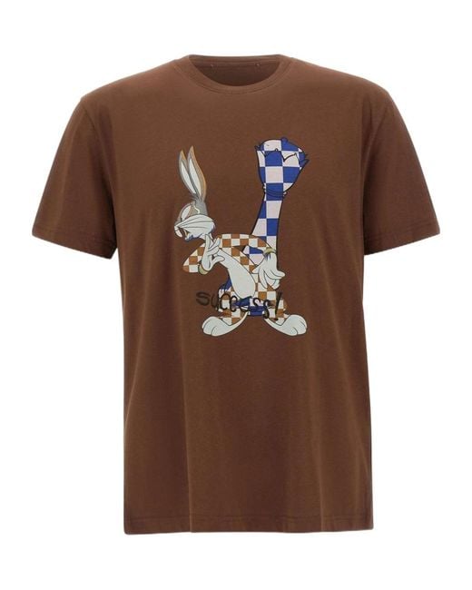 Iceberg Brown Bugs Bunny Oversized T-Shirt for men