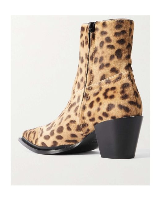 Jimmy Choo Brown Patterned Ankle Boots