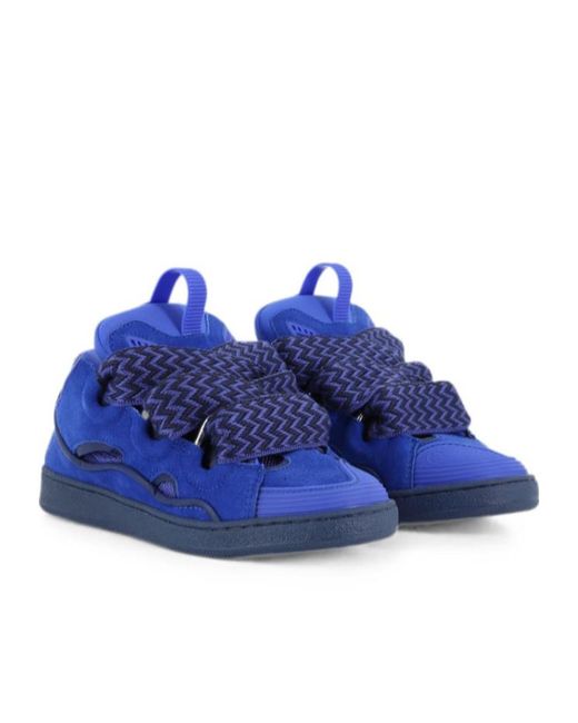 Lanvin Blue Curb Sneakers