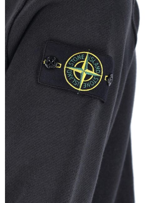 Stone Island Blue Long-Sleeved Casual Jacket for men