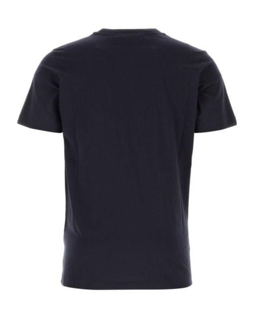 Marni Black Logo Printed Crewneck T-Shirt for men
