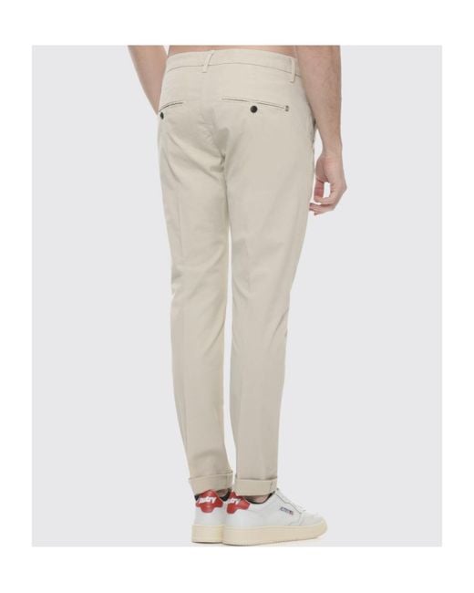 Dondup Natural Slim Chino Pants for men