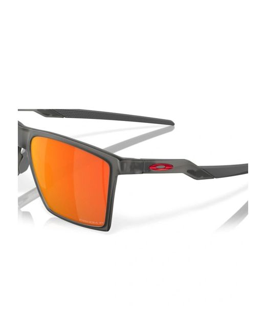 Oakley Orange Geometric Frame Sunglasses for men
