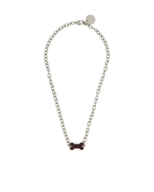 Marni White Metal Necklaces