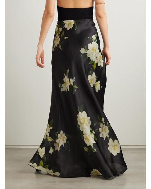 Zimmermann Black Printed Skirt