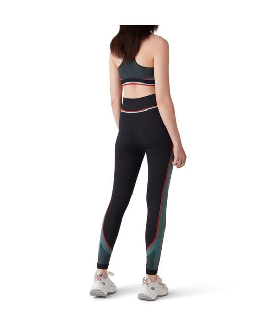Casablanca Black Seamless Sports Bra