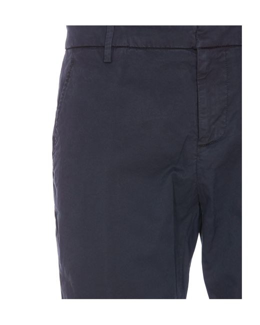 Dondup Blue Tailored Trousers for men