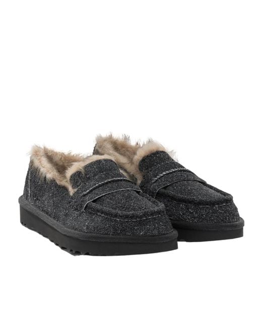 Ugg Black Ellis Loafers
