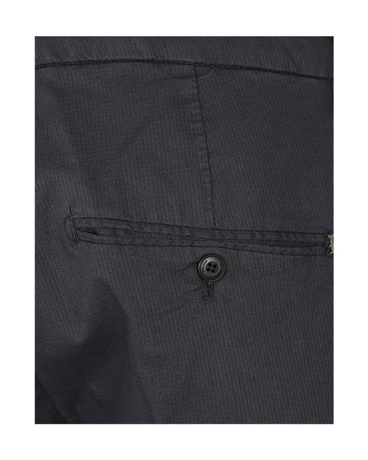 Dondup Blue Gaubert Cuffed-Hem Chinos for men