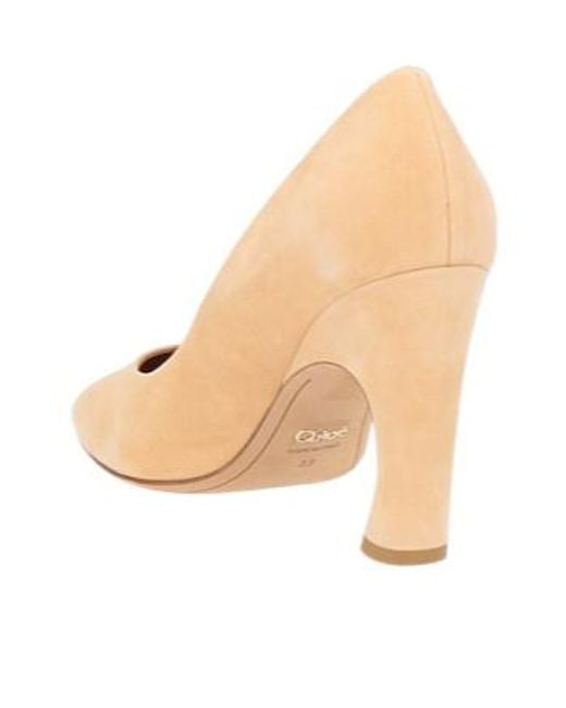 Chloé Natural Minimal Pointed Stiletto Heels