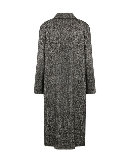 Tagliatore Gray Long-Sleeved Coat
